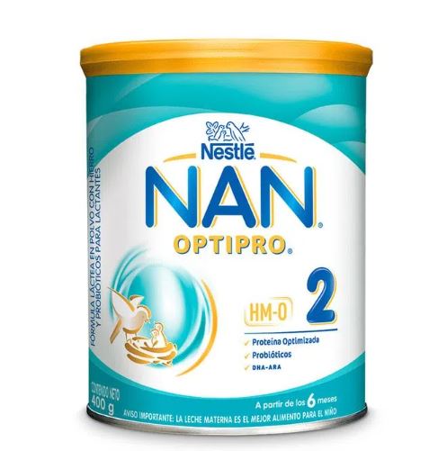 LECHE NAN 2 X 400g