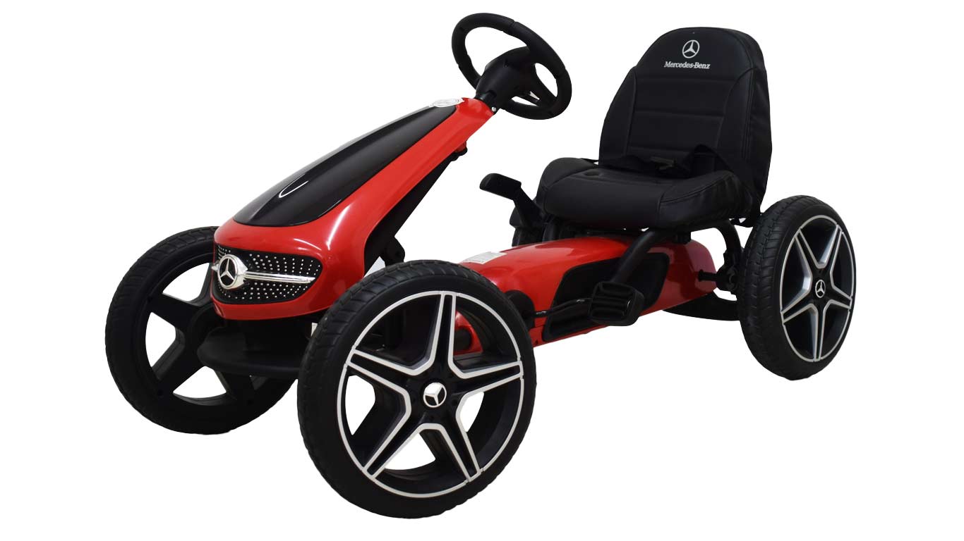 CARRO PEDAL MERCEDES ROJO