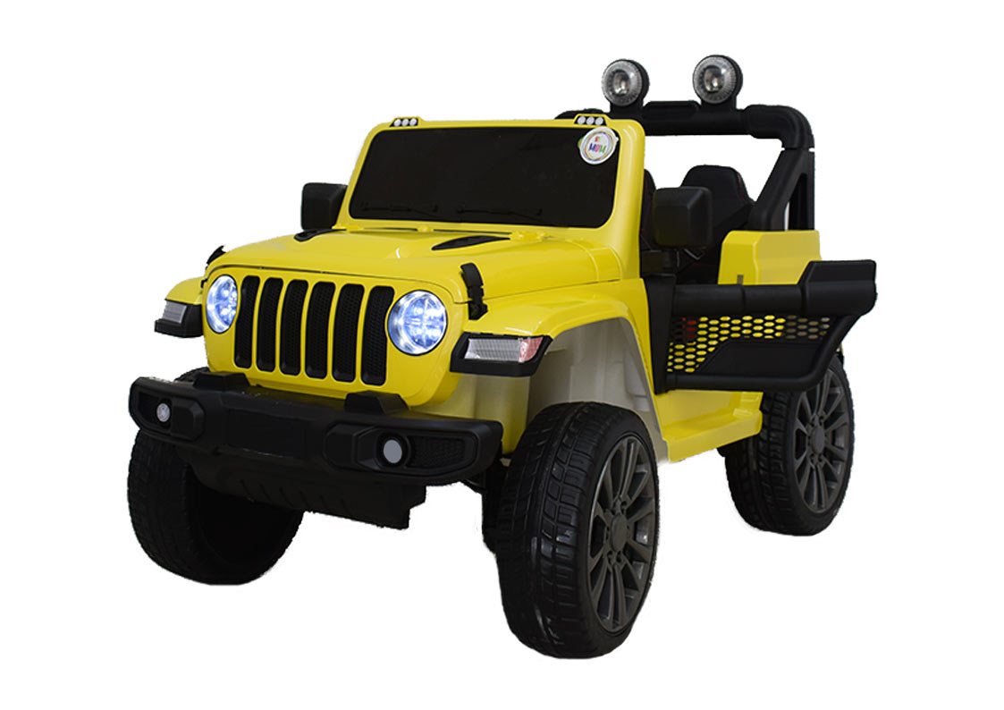CARRO ELECTTRICO JEEP AMARILLO